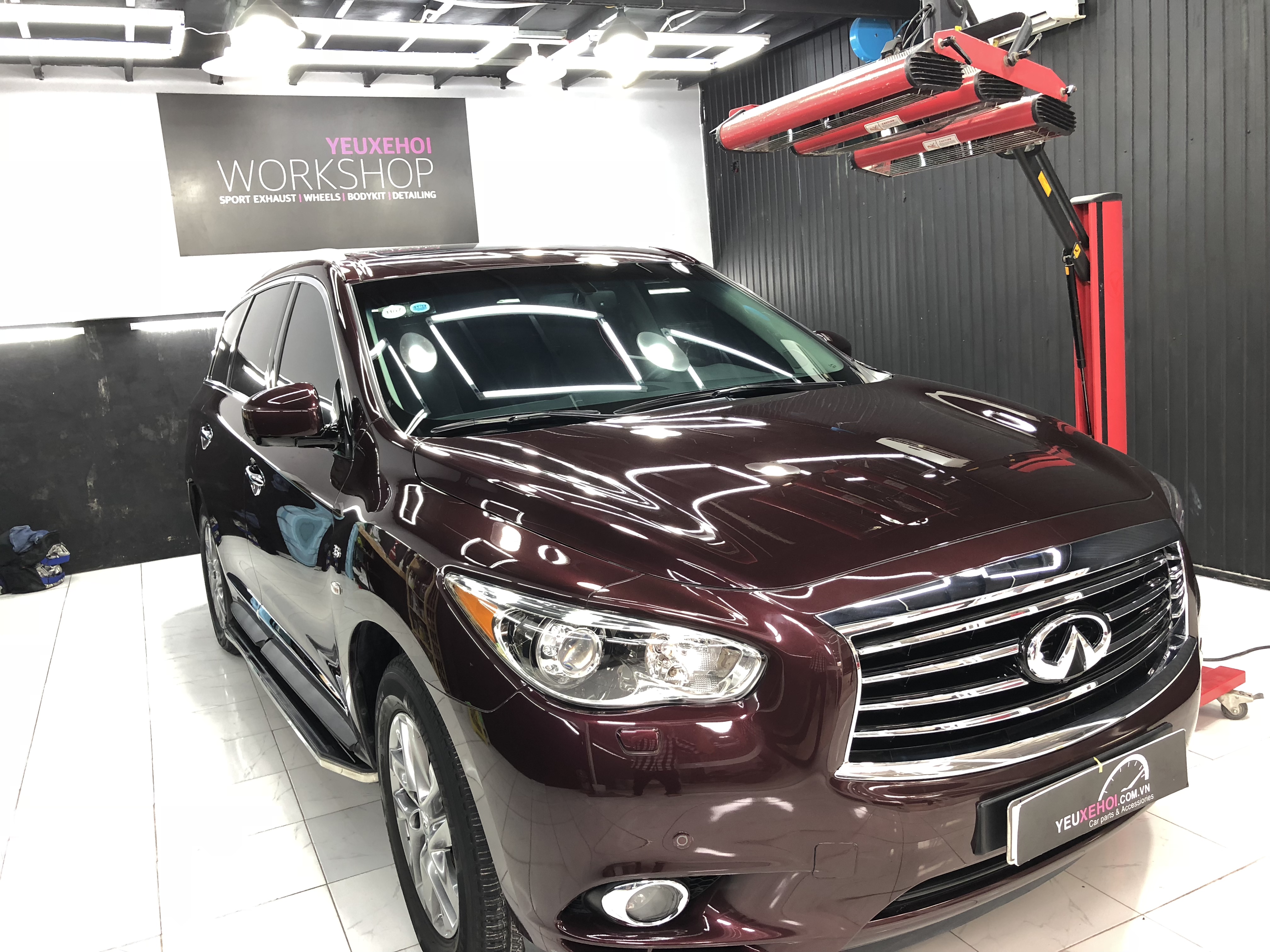 INFINITIVE QX80 PHỦ MEM GỐM CERAMIC GYEON