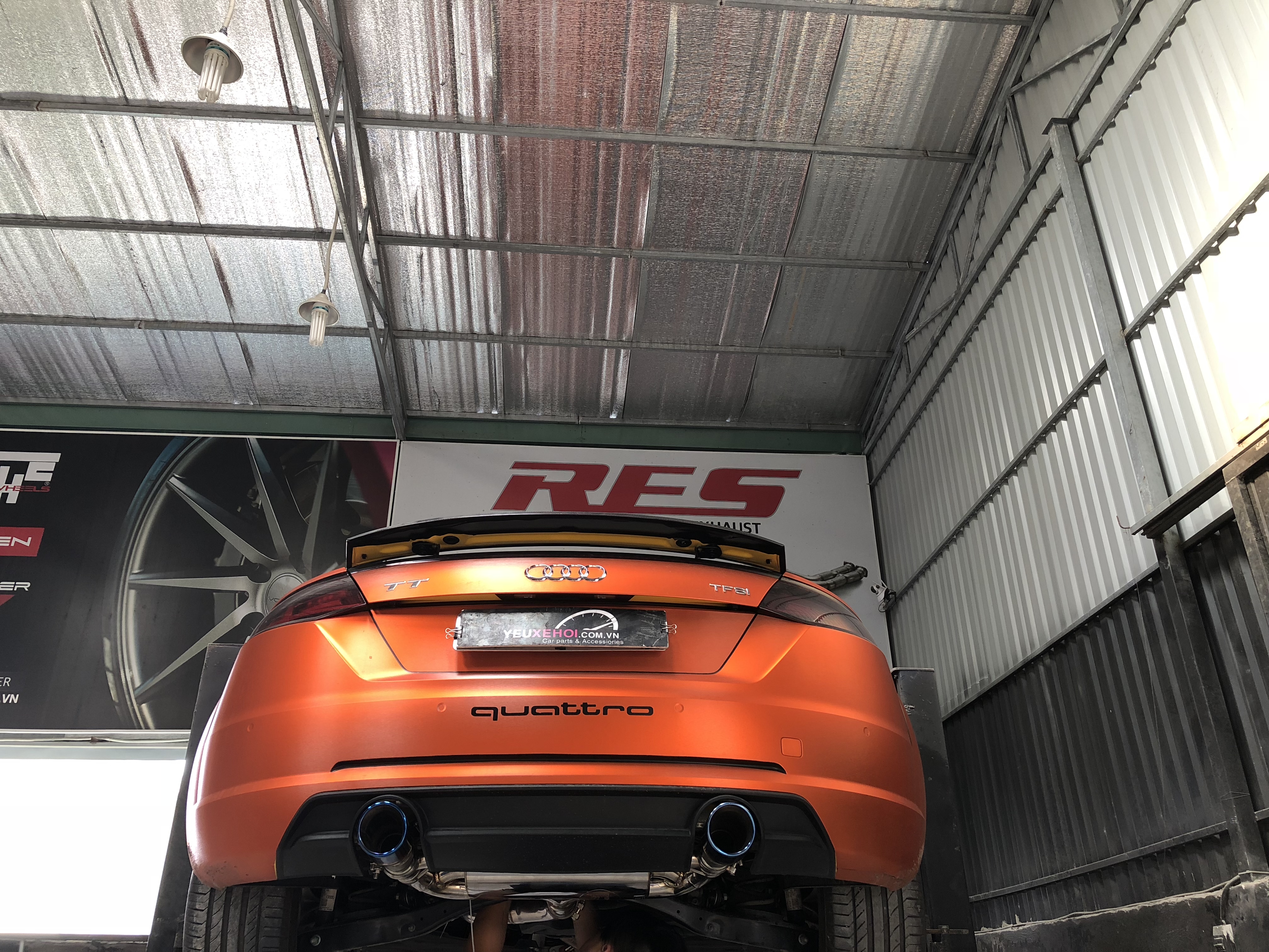 2017 Audi TT / RES EXHAUST 