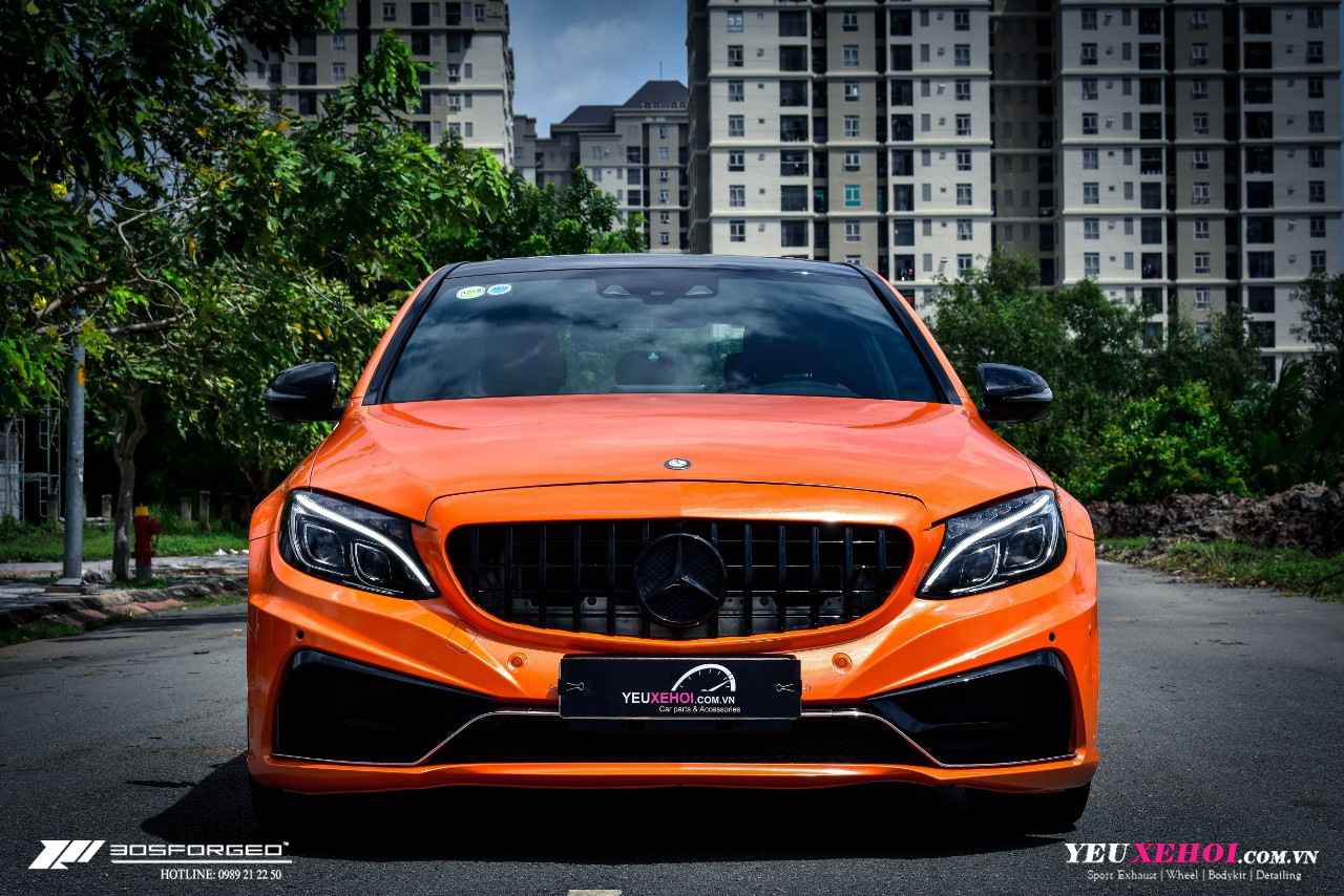 MERCEDES C300 CARLSSON BODYKIT / RES EXHAUST / USA 305FORGED WHEEL