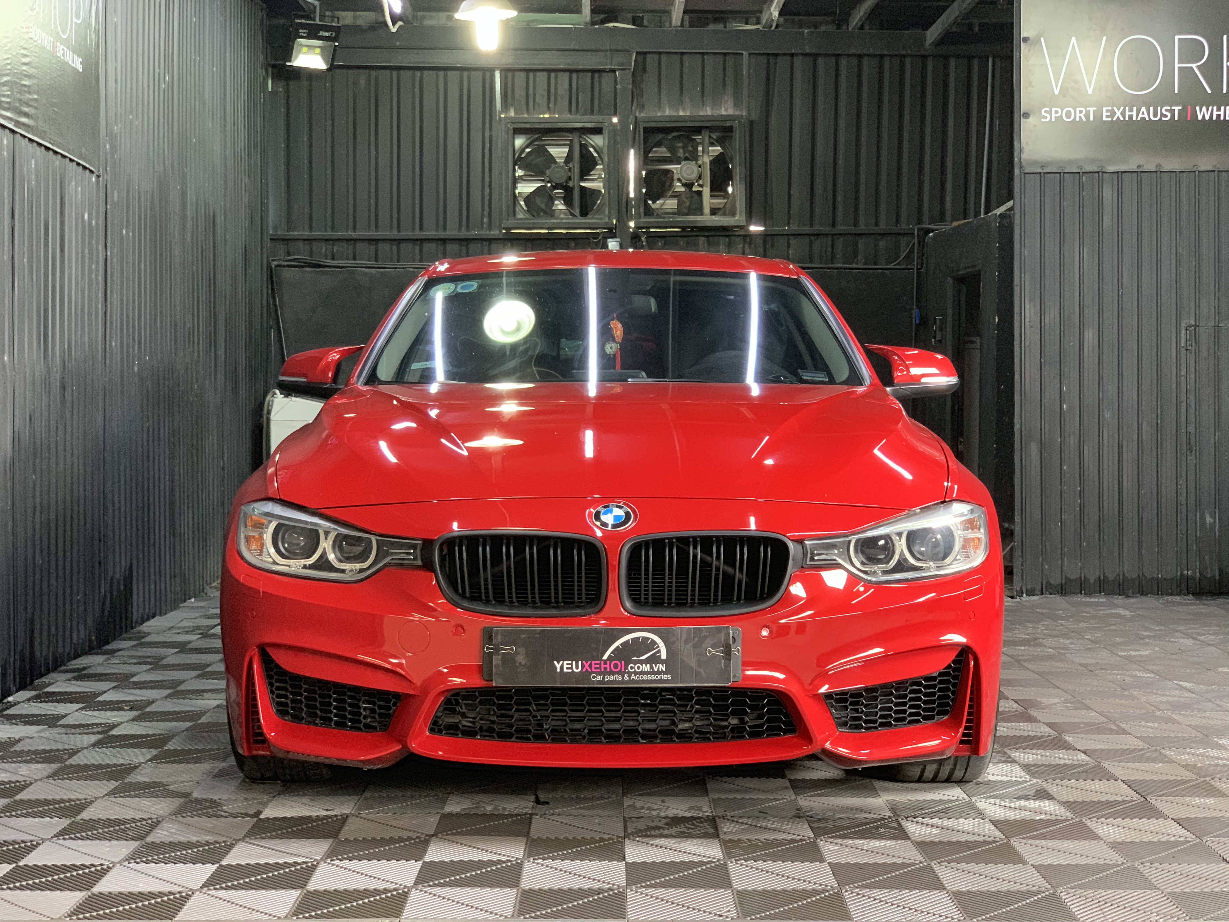 BMW F30 ĐỎ LÊN BODY M3 QUÁ ĐẸP 