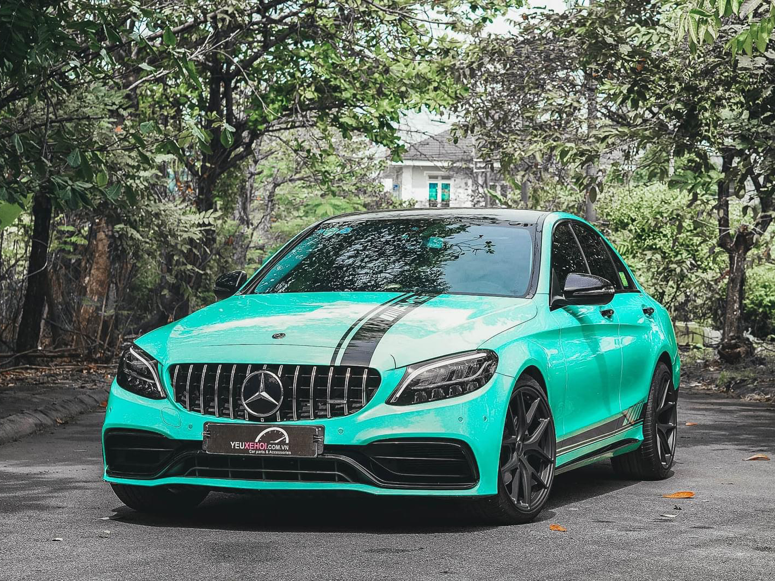 2020 MERCEDES C300 / C63 TOPONE BODYKIT / 305FORGED 19 INCHES FT101 / RES EXHAUST