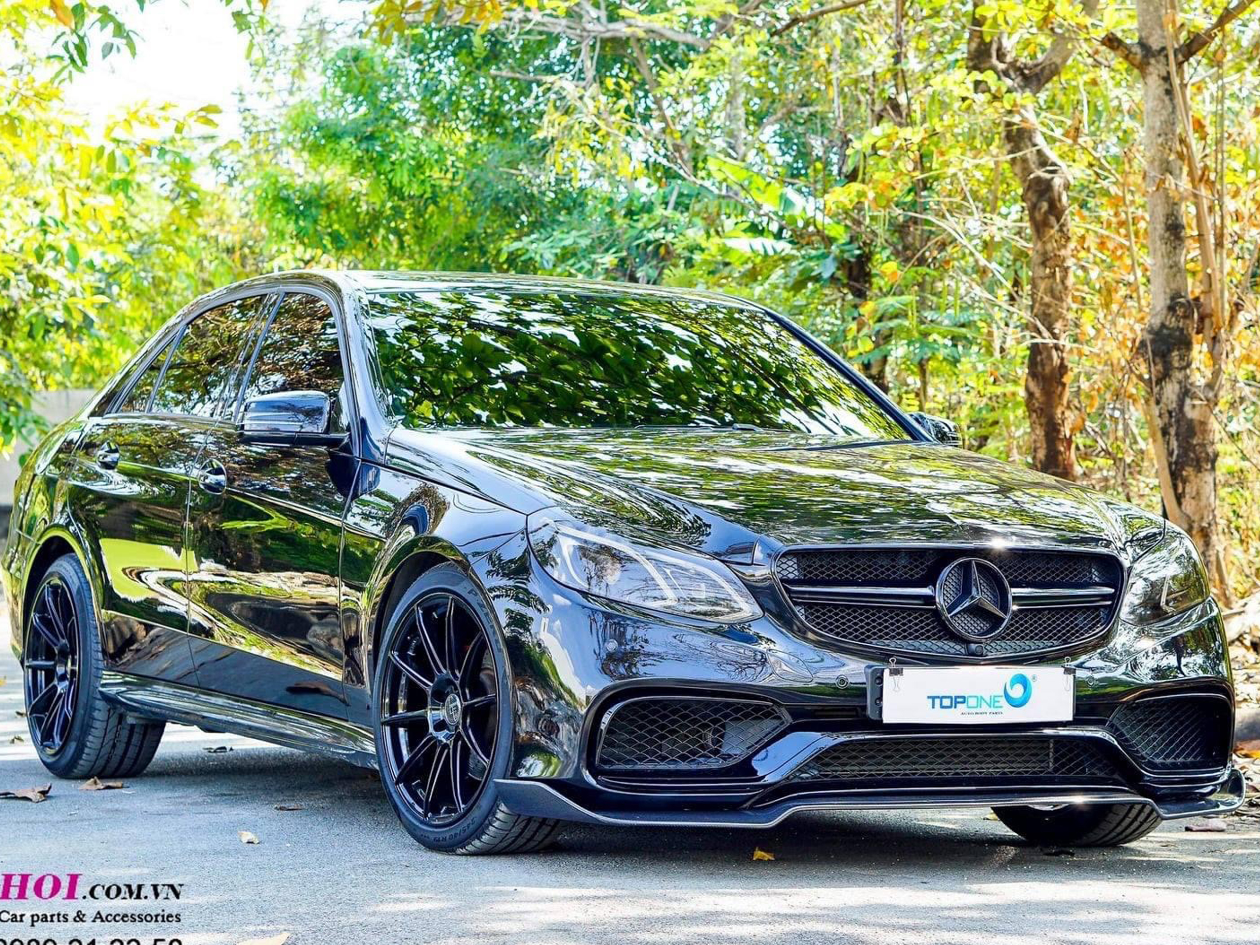 MERCEDES E250 W212 LÊN BODY E63 / 305FORGED / FULL PÔ RES
