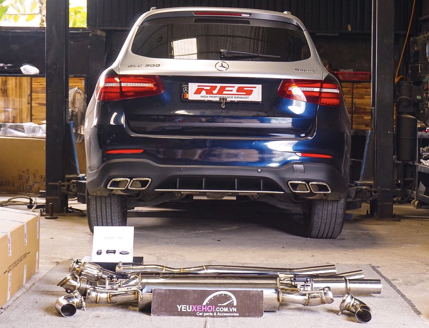 MERCEDES GL300 / FULL RES EXHAUST